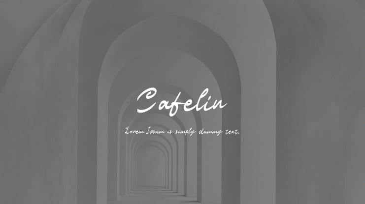 Cafelin Font