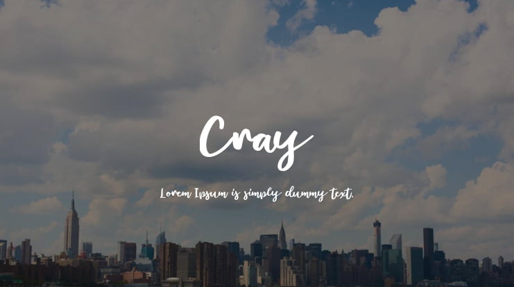 Cray Font