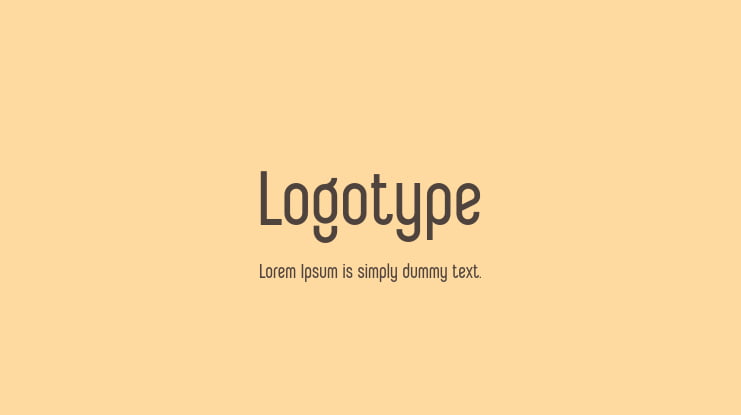 Logotype Font