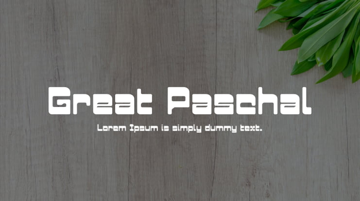 Great Paschal Font Family