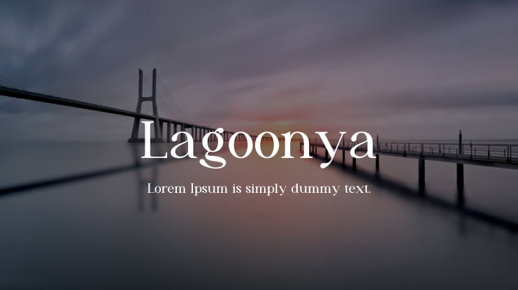 Lagoonya Font