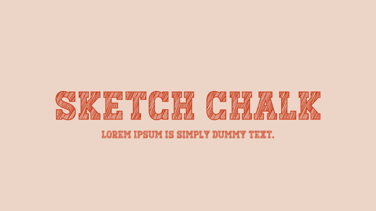 Sketch Chalk Font