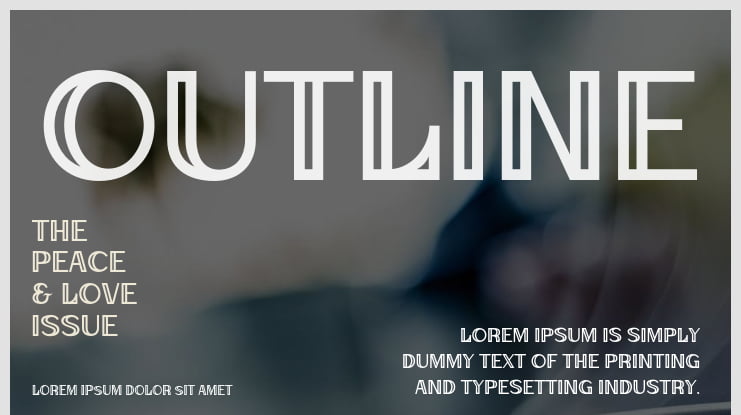 Outline Font