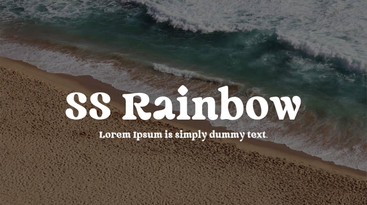 SS Rainbow Font