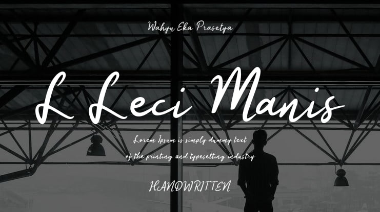 L Leci Manis Font