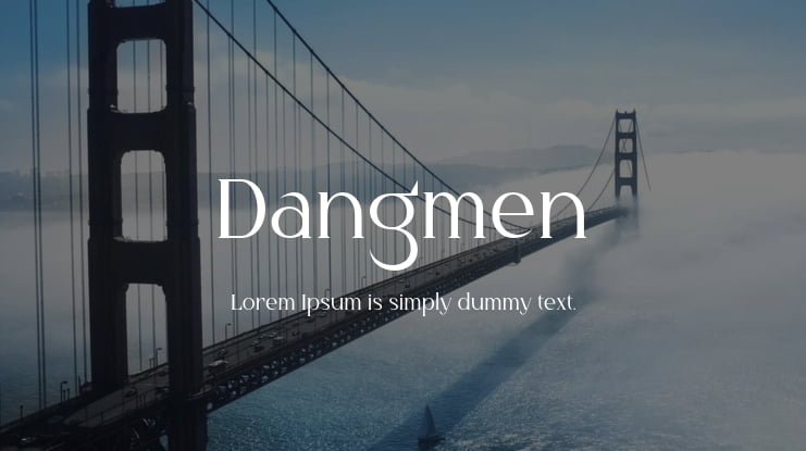 Dangmen Font