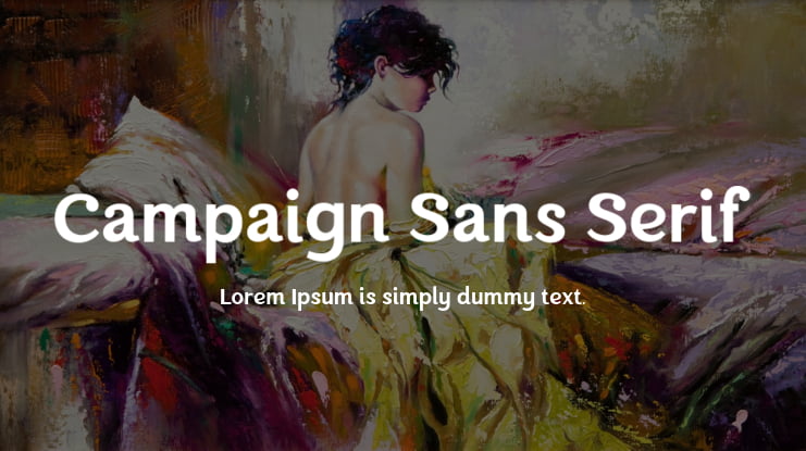 Campaign Sans Serif Font