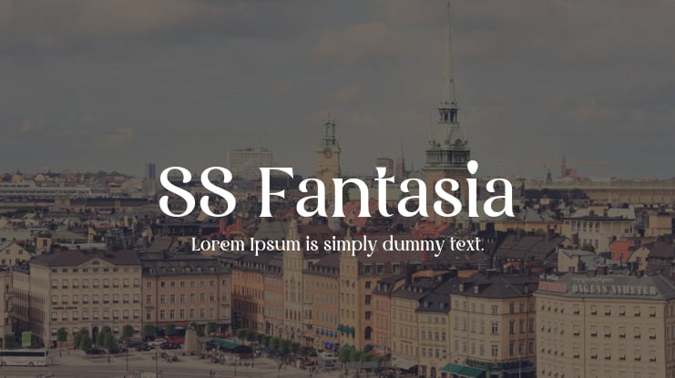 SS Fantasia Font