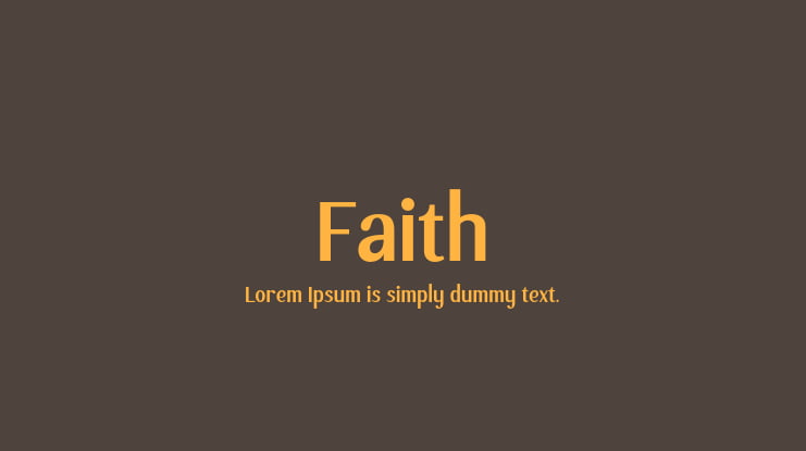 Faith Font