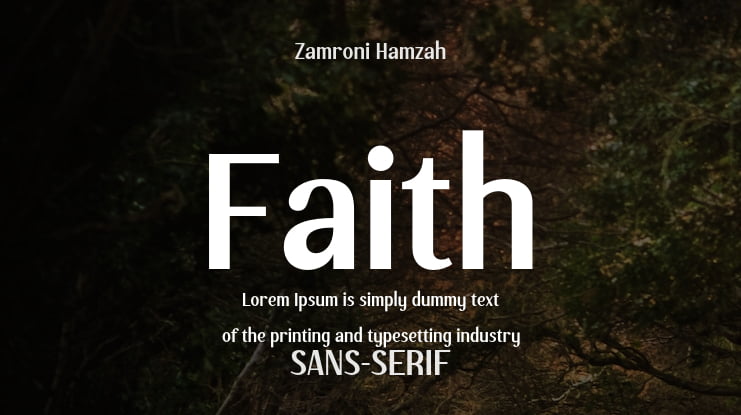 Faith Font