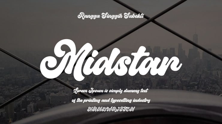 Midstar Font