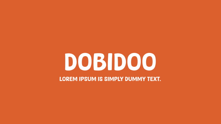 Dobidoo Font