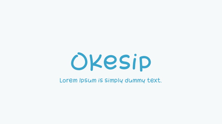 Okesip Font