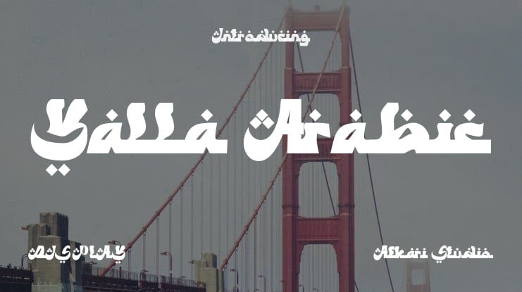 Yalla Arabic Font