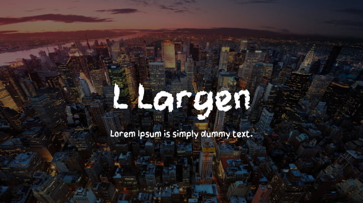 L Largen Font