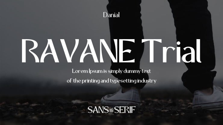 RAVANE Trial Font