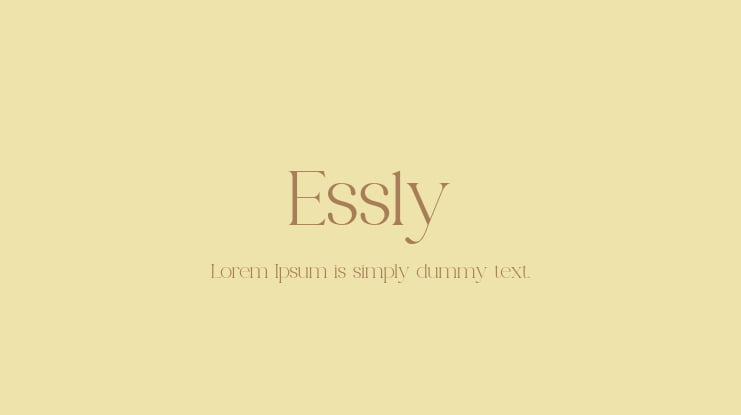 Essly Font