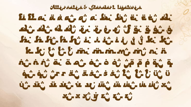 Yalla Arabic Font