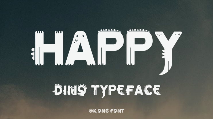 Happy Dino Font Family