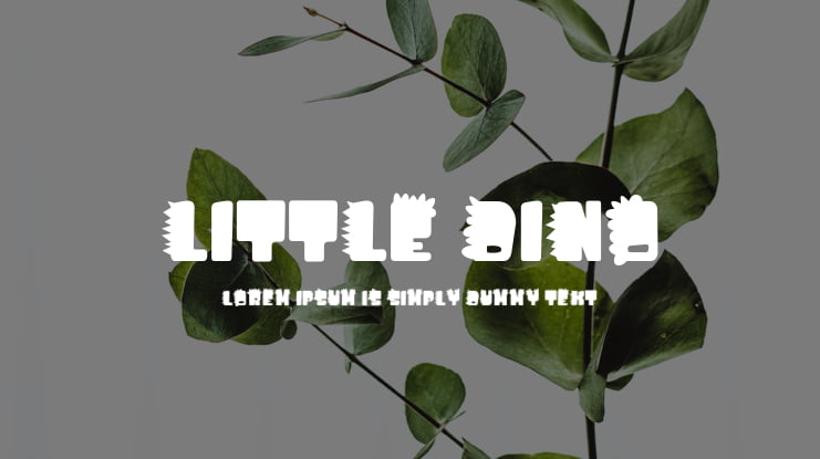 Little Dino Font Family