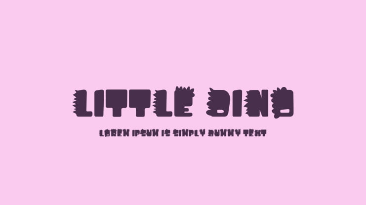 Little Dino Font Family