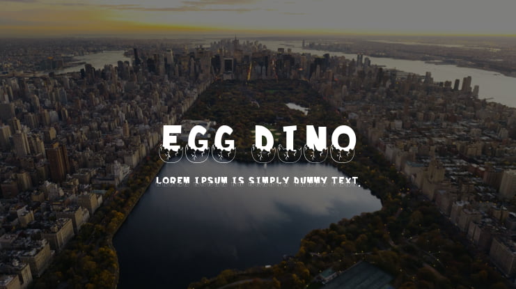 Egg Dino Font Family