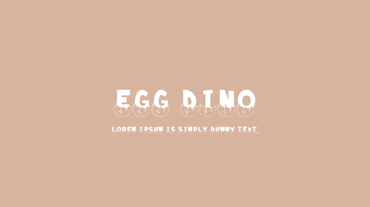Egg Dino Font Family