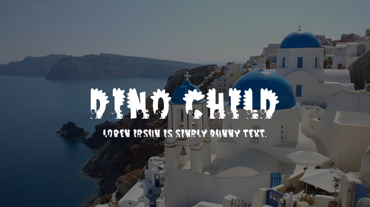 Dino Child Font Family