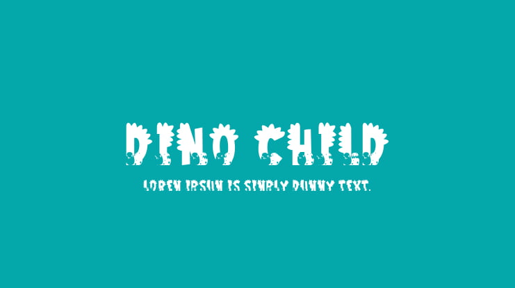 Dino Child Font Family