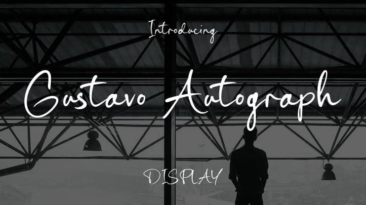 Gustavo Autograph Font