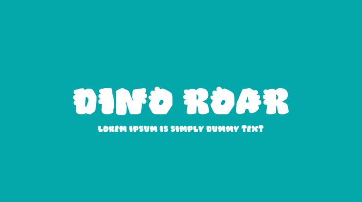 Dino Roar Font Family