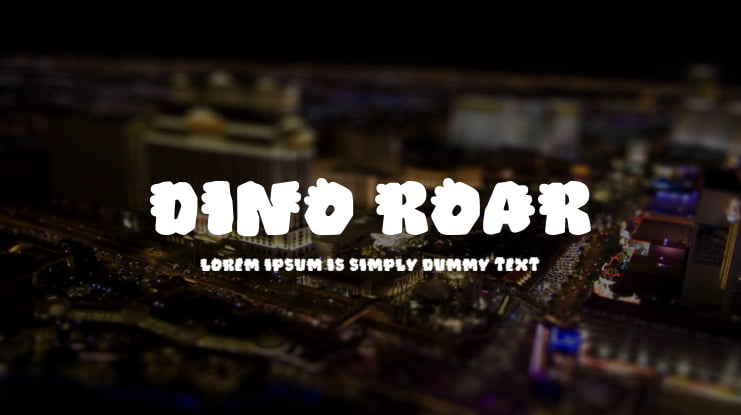 Dino Roar Font Family