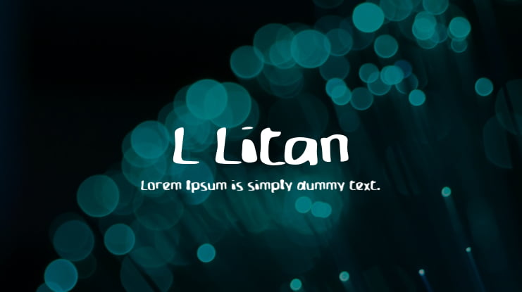 L Litan Font