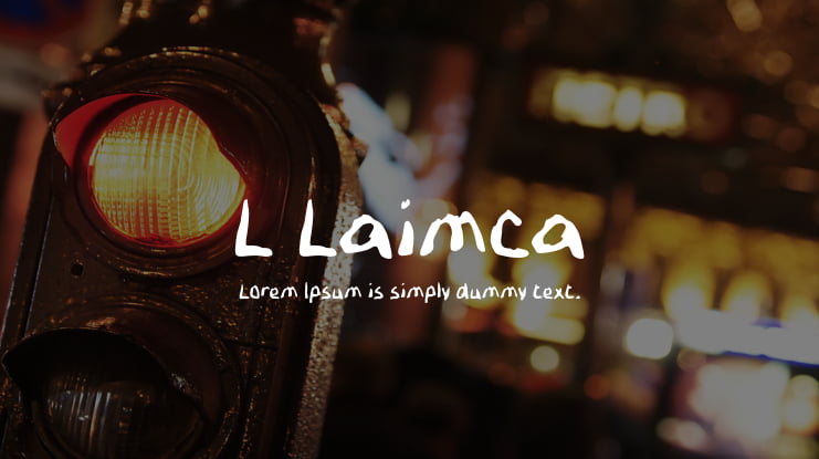 L Laimca Font