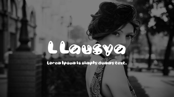 L Lausya Font