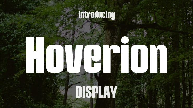 Hoverion Font