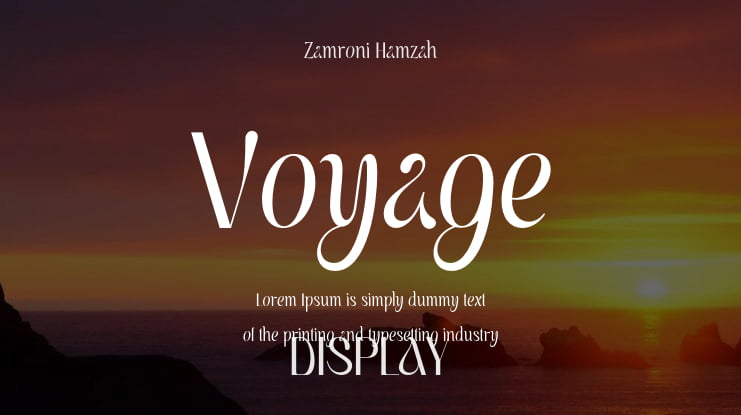 Voyage Font