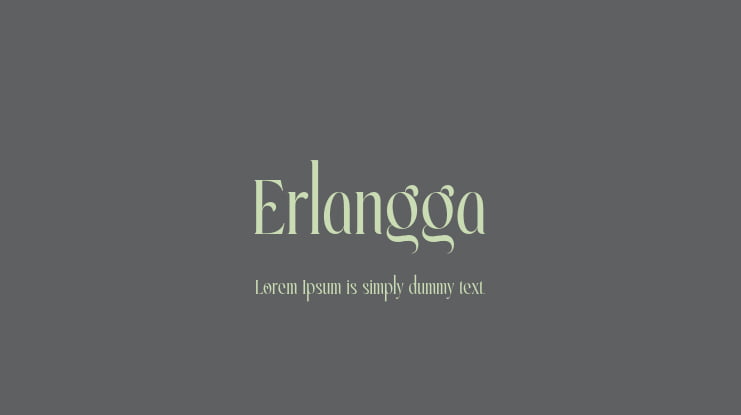 Erlangga Font