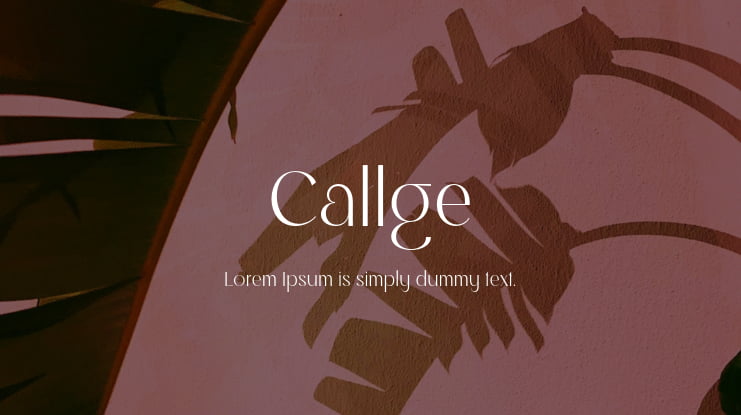 Callge Font