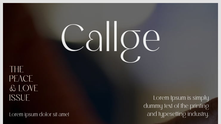 Callge Font