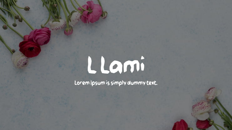 L Lami Font