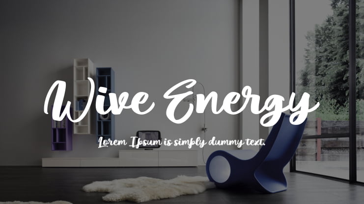 Wive Energy Font