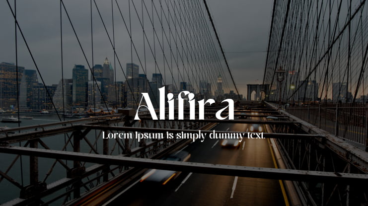 Alifira Font