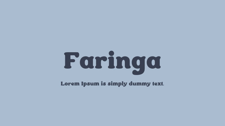 Faringa Font