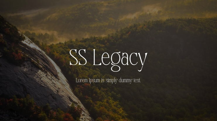 SS Legacy Font