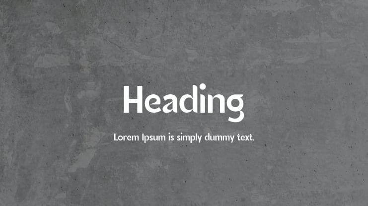 Heading Font