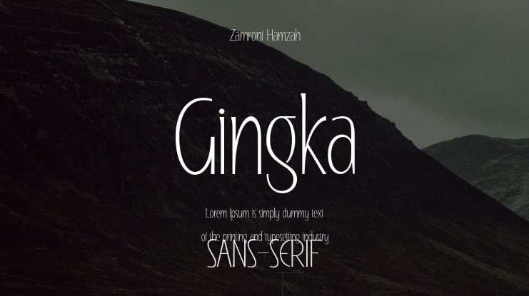 Gingka Font