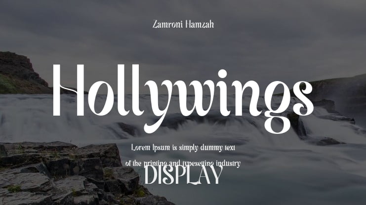 Hollywings Font