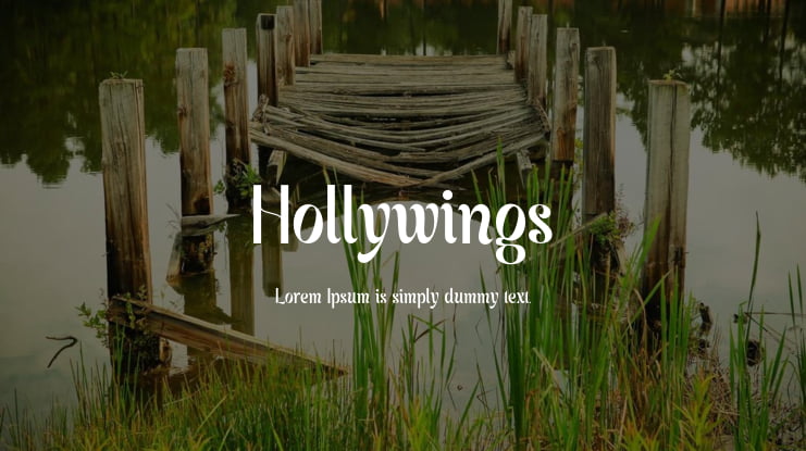 Hollywings Font