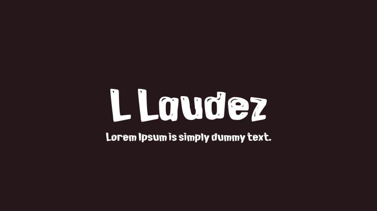 L Laudez Font